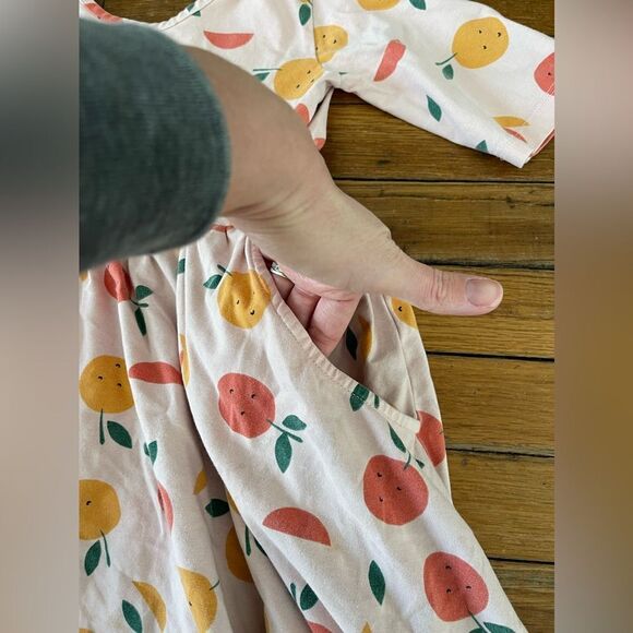 Hanna Andersson size 10 Kids Fruit Print Dress with scoop neck - Picture 7 of 14